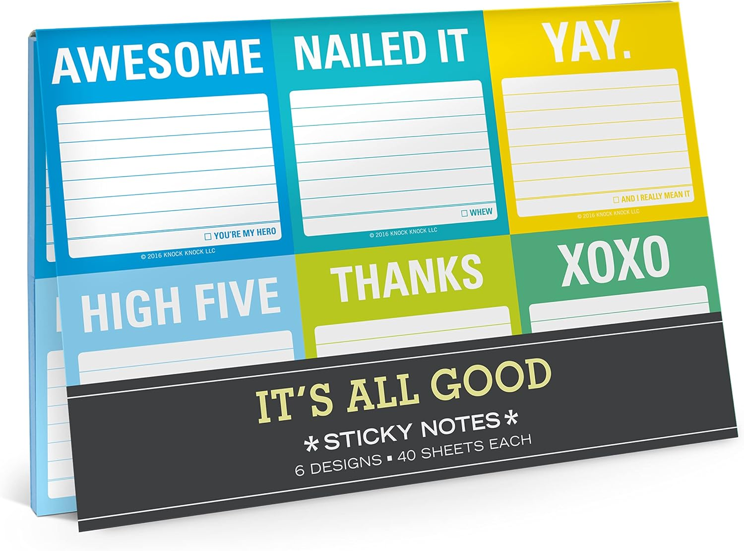 Knock Knock Sticky Notes Packet, Honest Acronyms