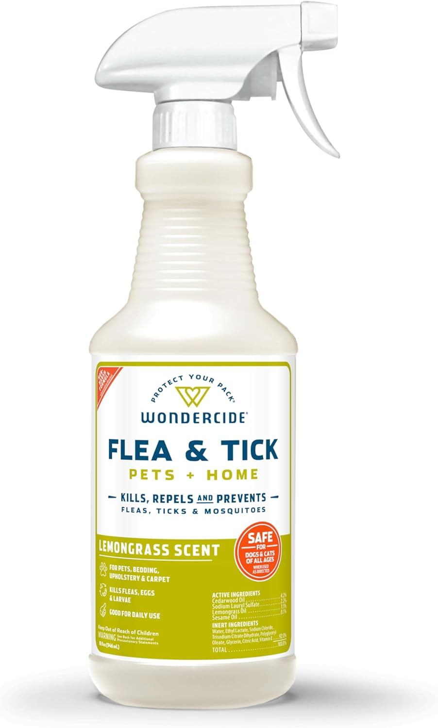 Wondercide Flea and Tick and Mosquito Control Spray for Cats Dogs and Home - Lemongrass - 16 Oz image number 5