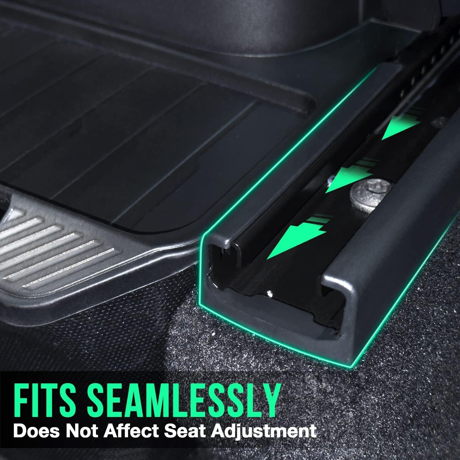 Compatible with Model Y Organizer Backseat Storage Box Trash Can, Rear Center Console Organizer Second Row Container, Interior Car Accessories for Model Y 2020-2023 (Black) image number 3