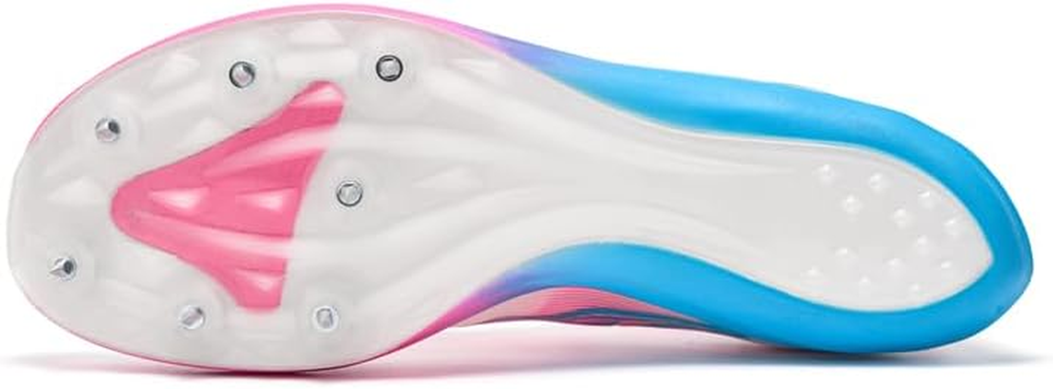 Sonic Cat Track and Field Shoes Men Women Kids Spikes Sneakers Full-Length Carbon Plate Track Race Jumping Sneakers Girls Professional Running Tarck Spikes Shoes Boys