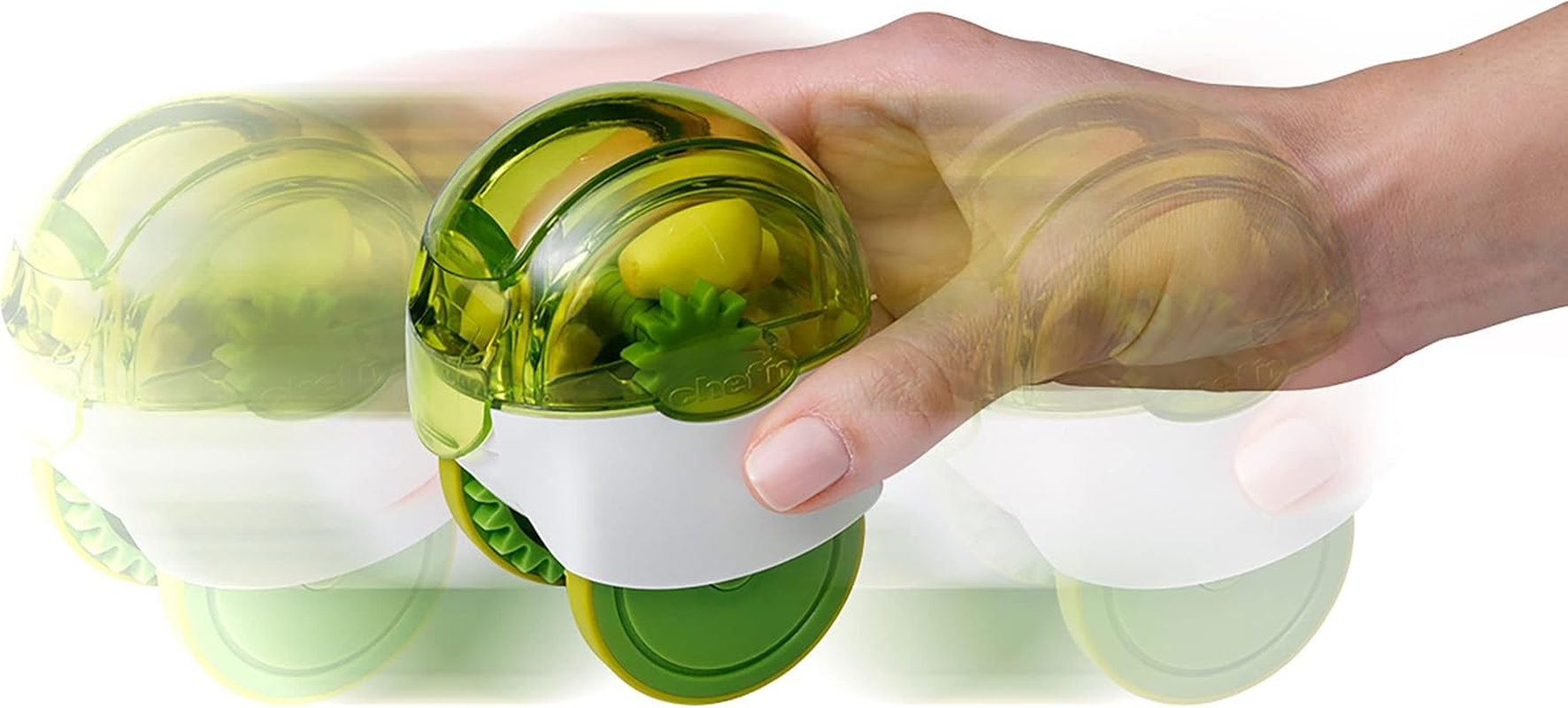 Chef'N 102-663-011 Garliczoom Garlic Chopper, XL, Green image number 1