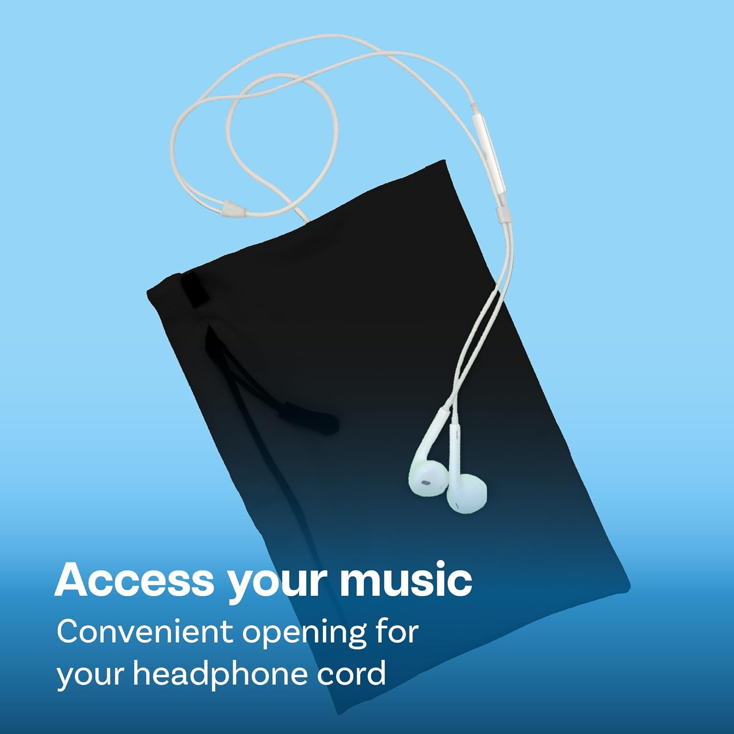 MMOBIEL Phone Holder for Running Stretchable - Size M - Armband 8 to 12 Inch Arm Circumference - Sports Armband Arm Phone Holder for Running, Cycling and Other Sports for All Phones - Black