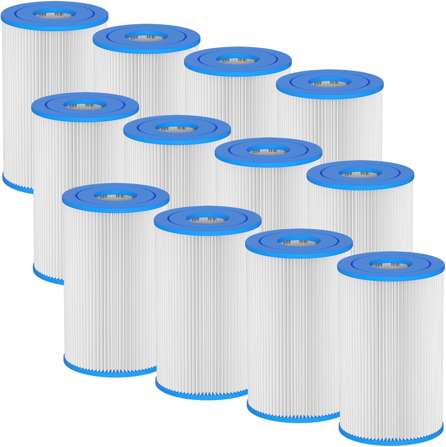Cold Plunge Filter 20 Micron 5" X 2.5" Water Filter Replacement Cartridge Compatible with Any Cold Plunge System Ice Pod Ice Bath Filter (12-Pack) image number 4