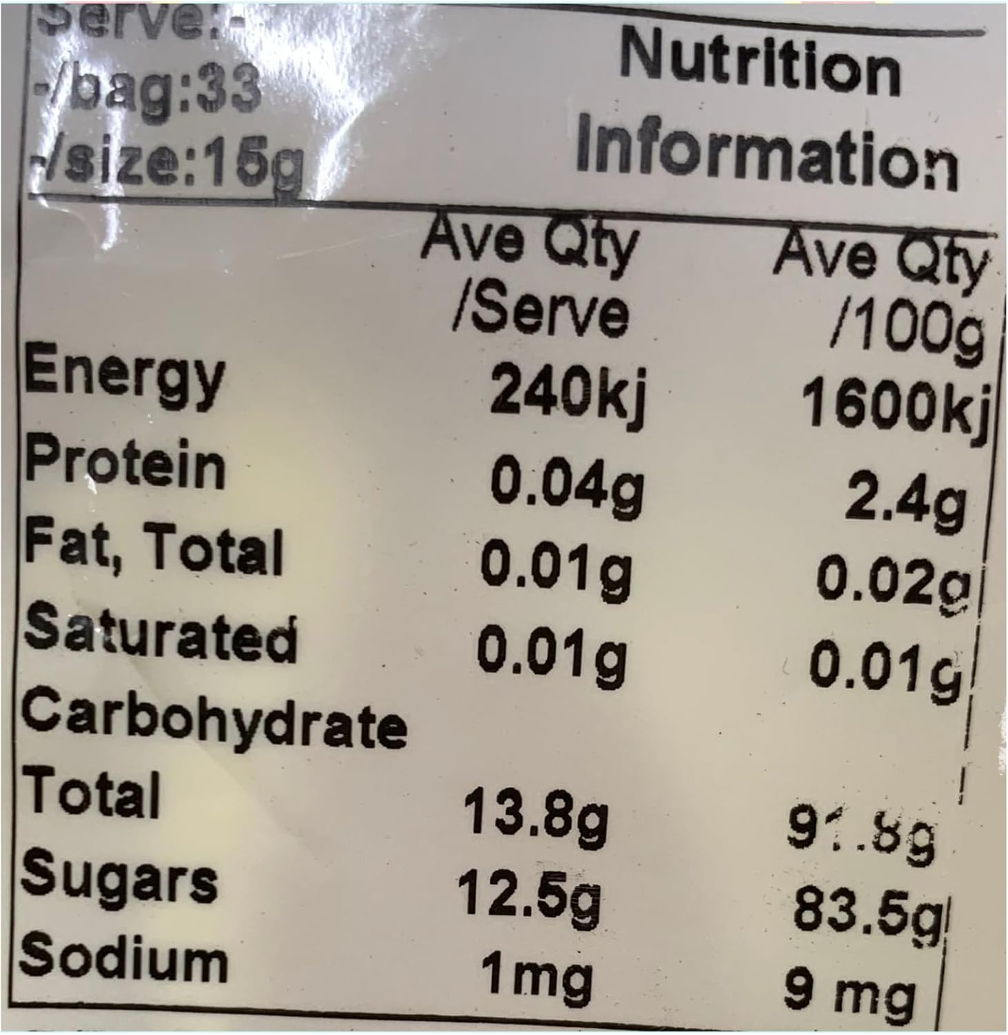 Allseps Aussie Glucose Banana Lollies, 500 G