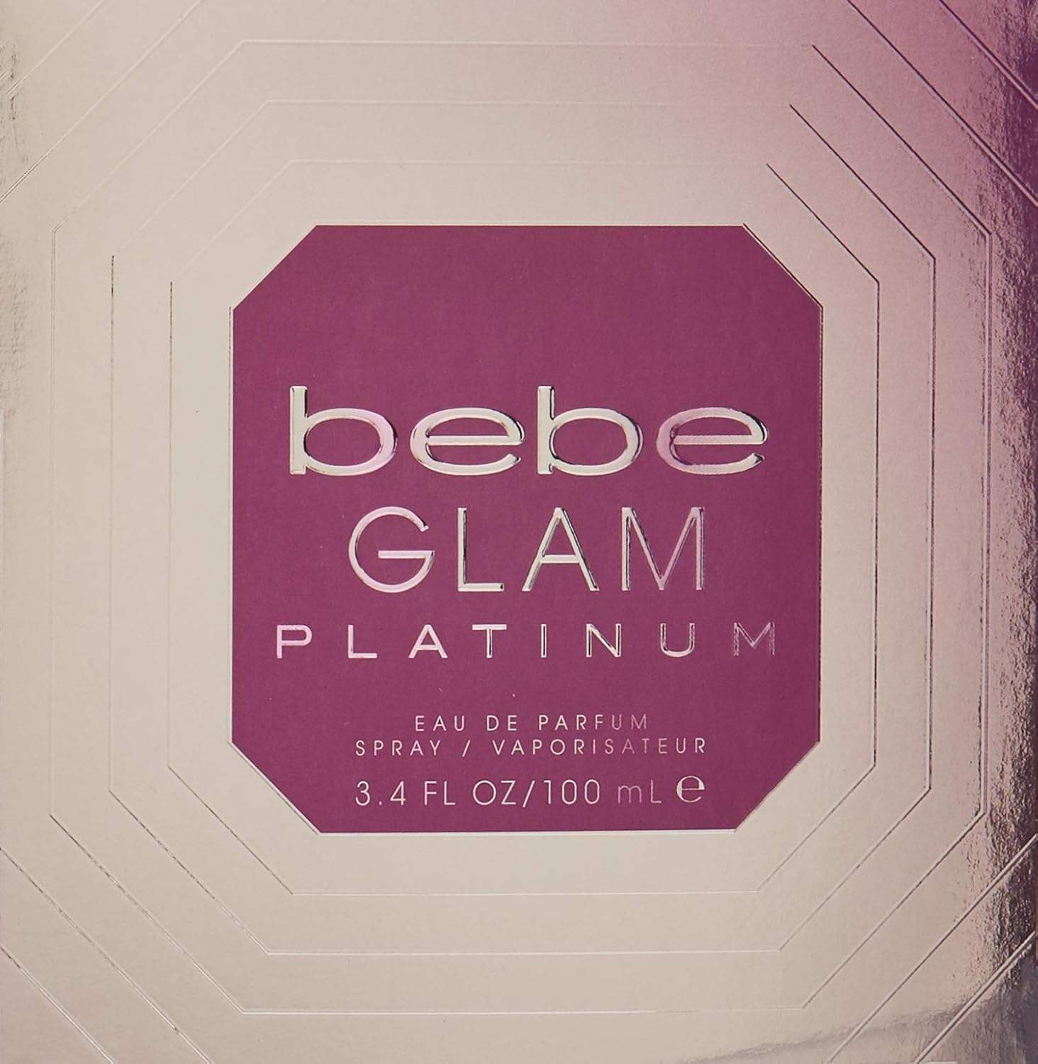 Bebe Glam Platinum by Bebe for Women - 3.4 Oz EDP Spray image number 4