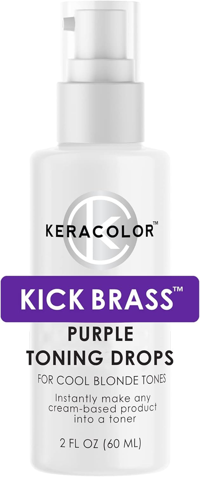Keracolor Kick Brass Violet Toning Drops 60 Ml image number 5
