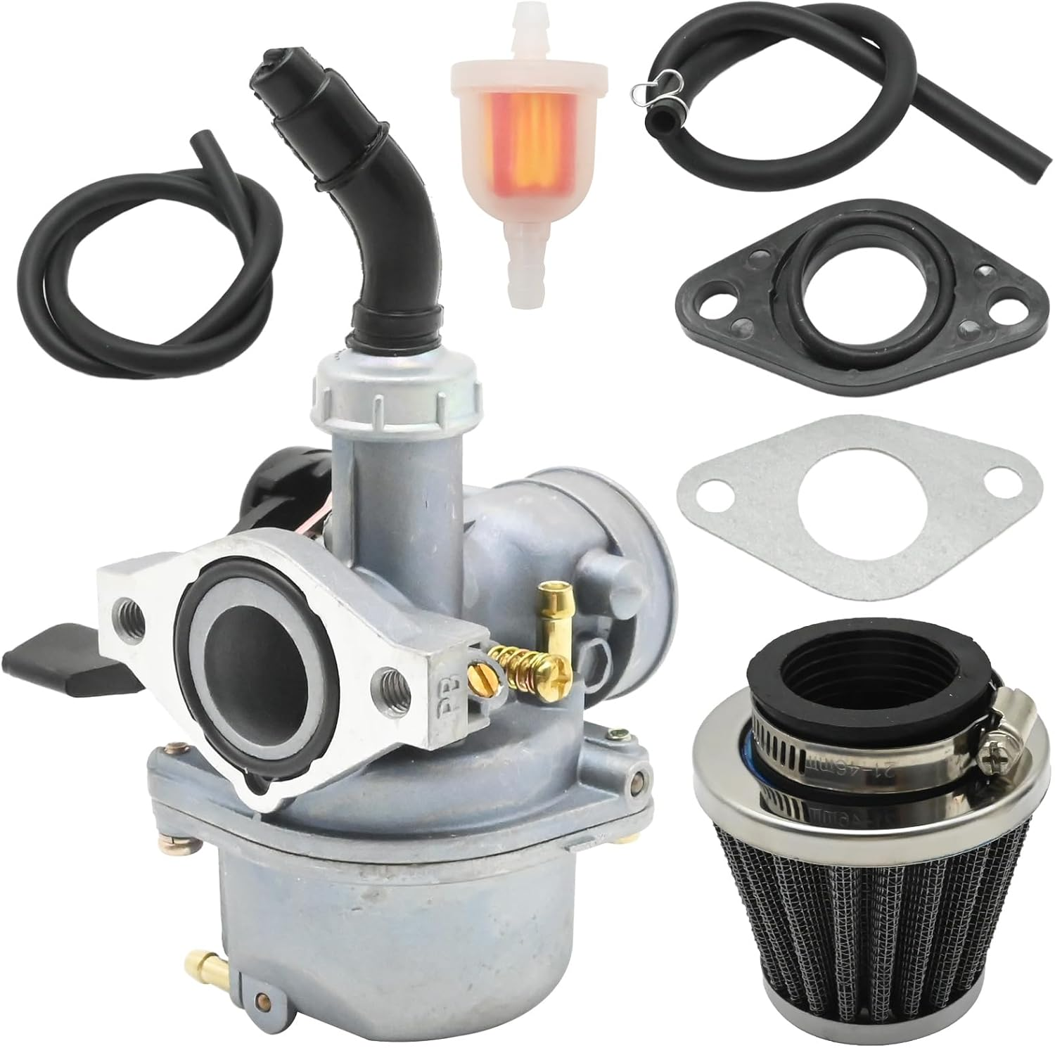 SYOWADA 19Mm Carburetor Tune up Kit, Replacement for Vehicles with 50CC 70CC 90CC 110CC 125CC ATV Dirt Bike Go Kart Engines image number 3
