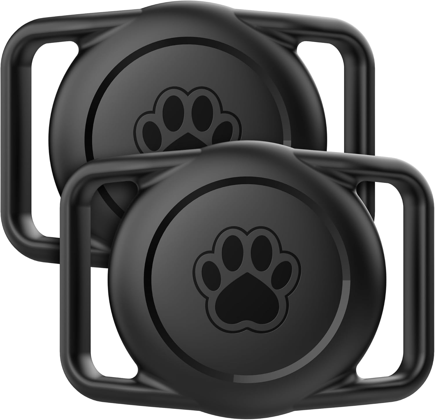 Citymore for Apple Airtag Dog Collar Holder,2Pack Waterproof Air Tag Cat Collar,Soft Silicone Airtag Case for Dogs&Cats,Apple Air Tag Holder for Pet Collar - Fits All Width Collars image number 6