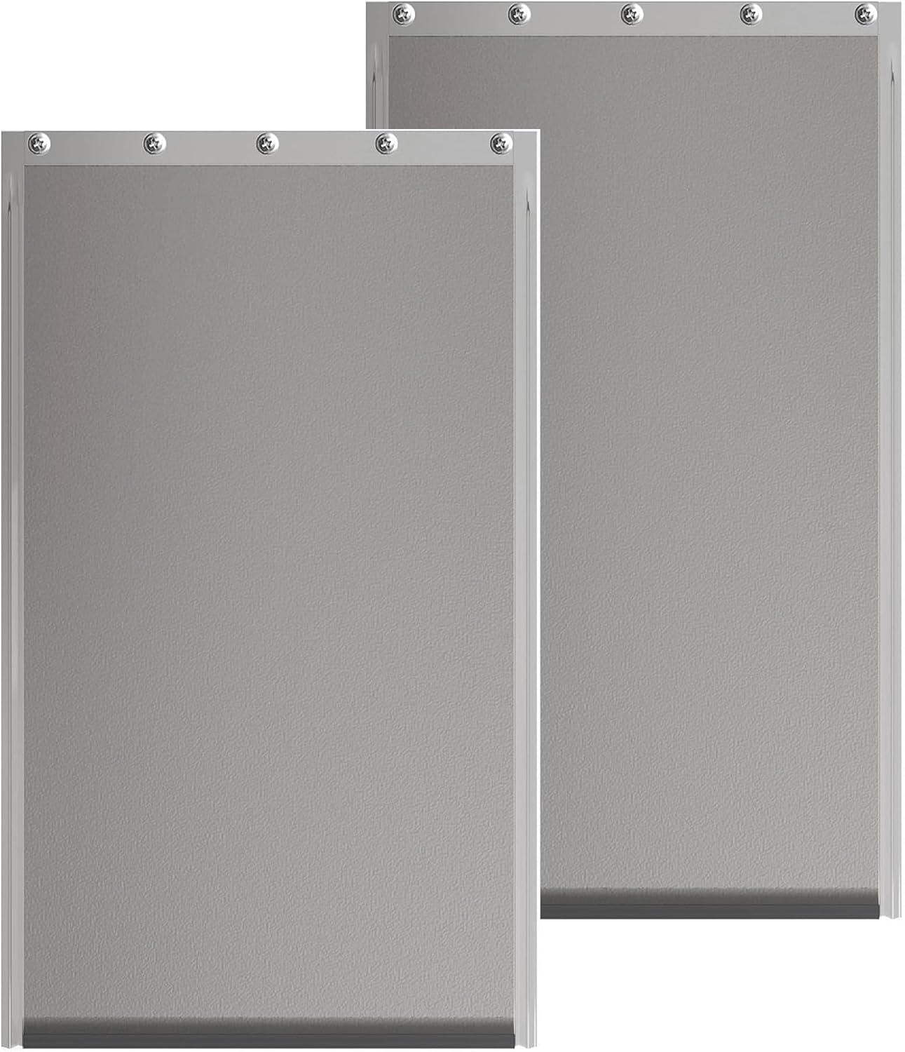 2PACK Large Dog Door Replacement Flaps with Screws - Pet Door Replacement Flap Compatible with Petsafe Freedom Doggie Doors Replacement Flaps PAC11-11039 10 1/8" X 16 7/8", Flexible, No Warped image number 1