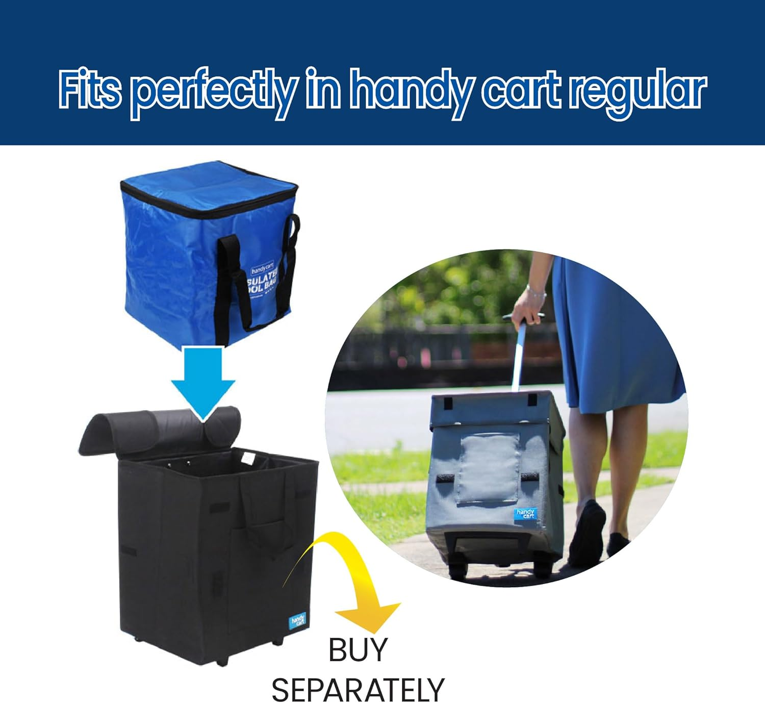 White Magic Handy Cart Insulated Coll Bag Jumbo image number 2