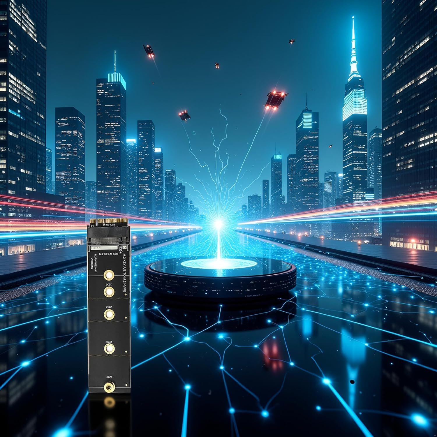 Black Wireless for M.2 A/E for Key Slot to for M.2 for M for Key Wifi Bluetooth-Compatible Adapter for Nvme PCI for Express M.2 Nvme Ssd Adapter Card M2 Key A-E to M2 NVME Adapter Converter Card To image number 4