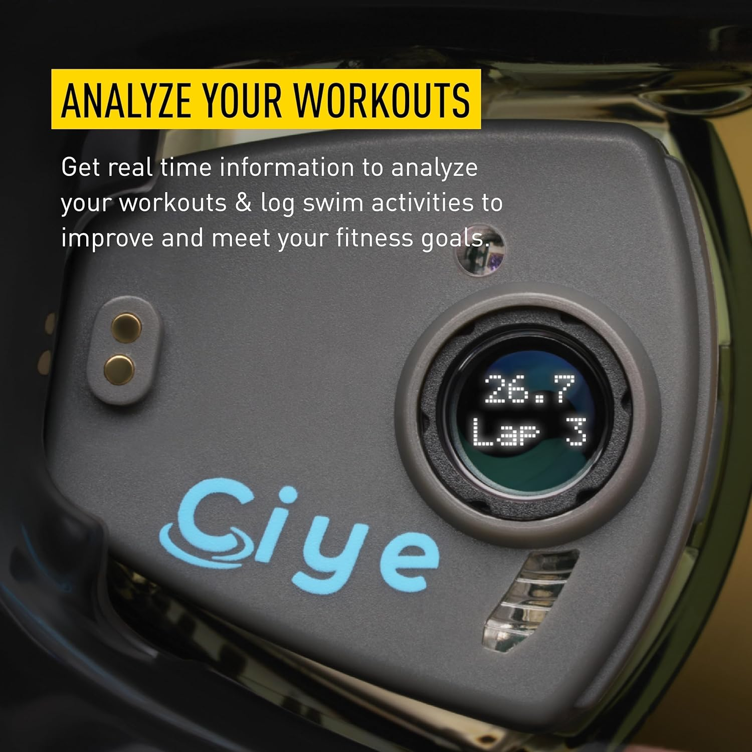 FINIS Smart Goggle Kit W/Smart Coach Display - Tracks Laps, Splits & Stroke Rate - Unisex Swim Fitness Tracker image number 6