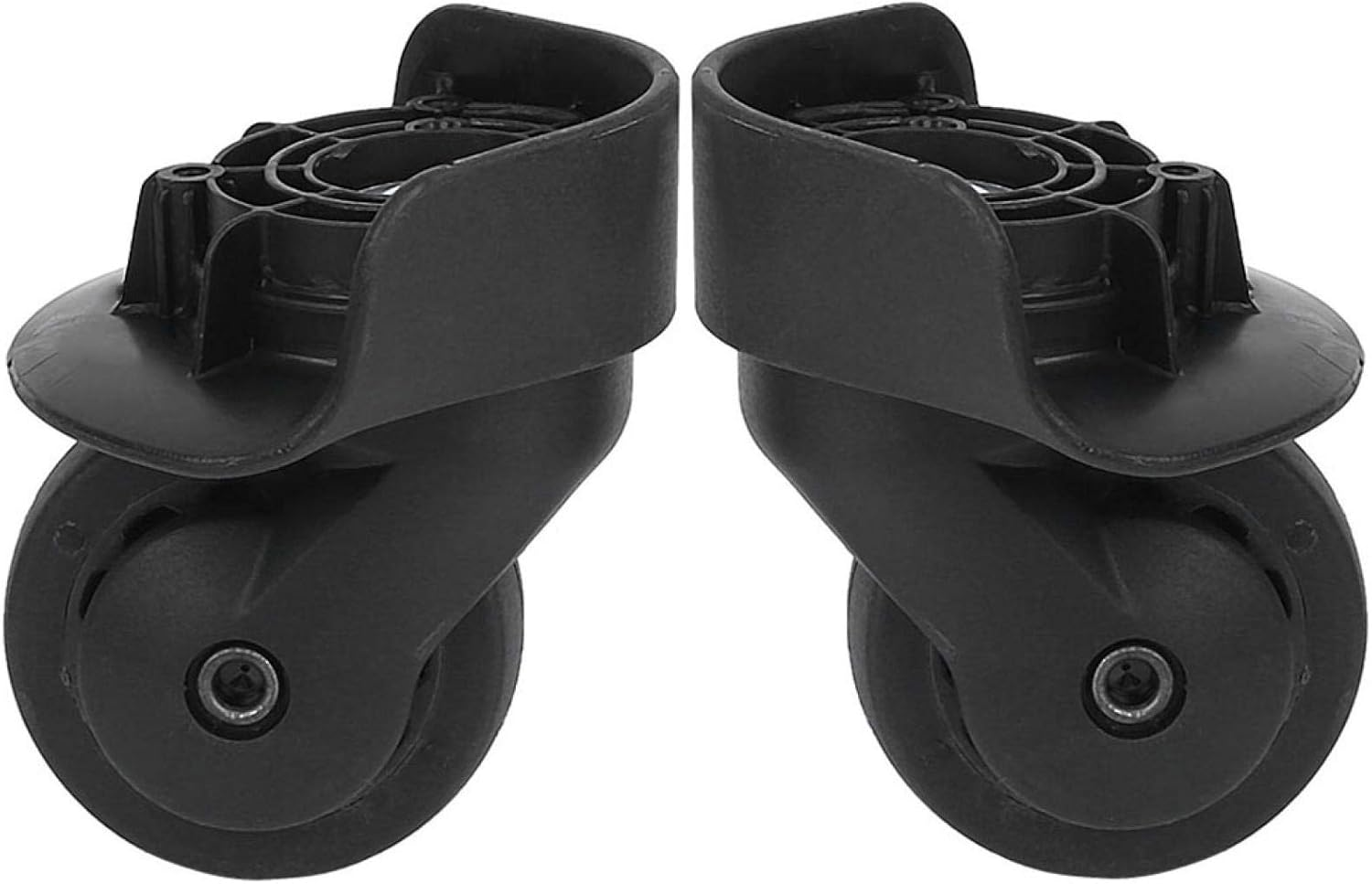 Luggage Wheel, Easy to Install a Pair Luggage Replacement Wheel Universal Wear Resistant for Luggage(S) image number 2