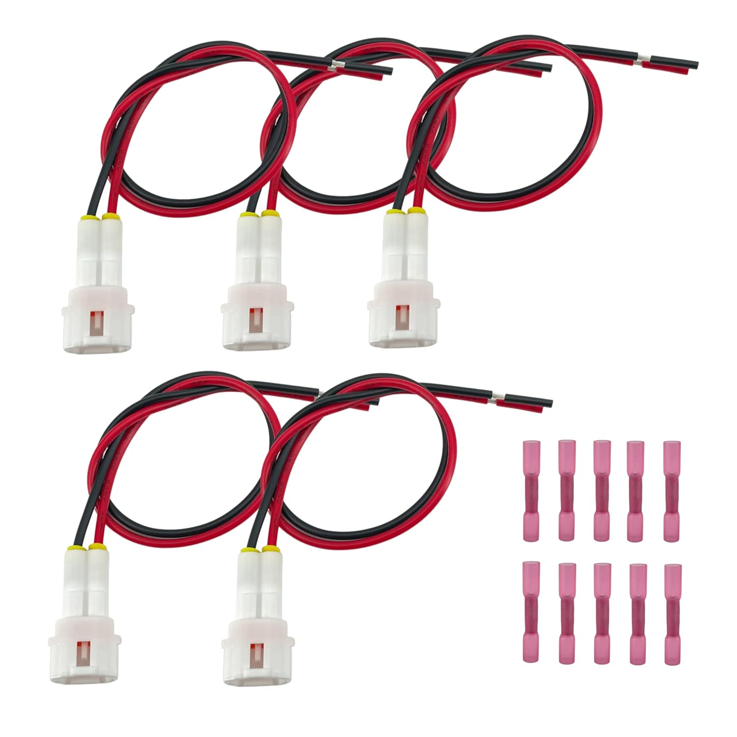 5Pcs Accessory Power Lead Kit Compatible with Yamaha Wolverine X2 850 X4 RMAX2 RMAX4 1000 Replace B4J-H25B0-V0-00