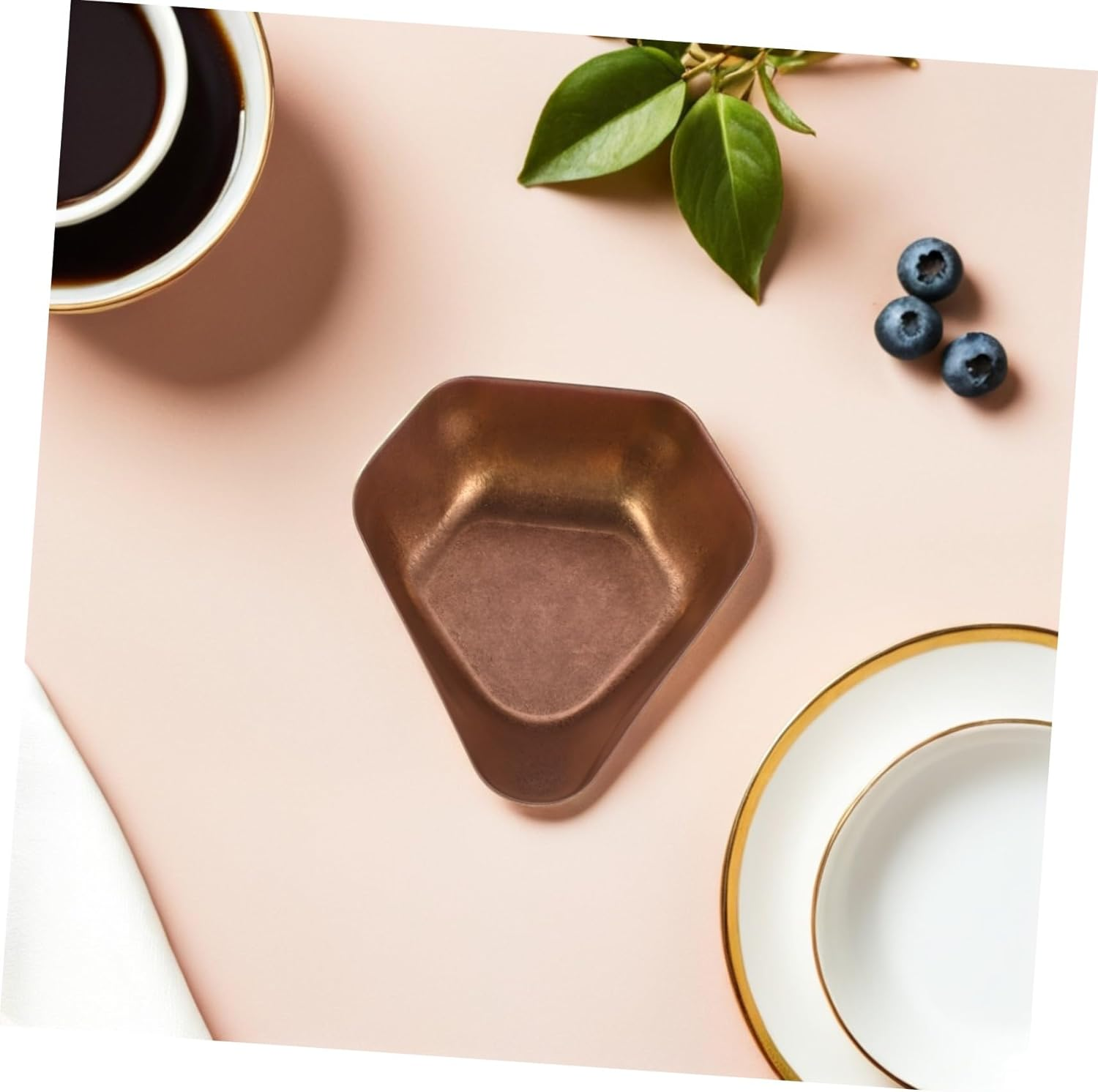 Alipis Coffee Bean Tray Stainless Steel Measuring Dish for Espresso Accessories Coffee Station Accessories Bean Weighing Dish Machine Dosing Cup Tea Serving Tray image number 1