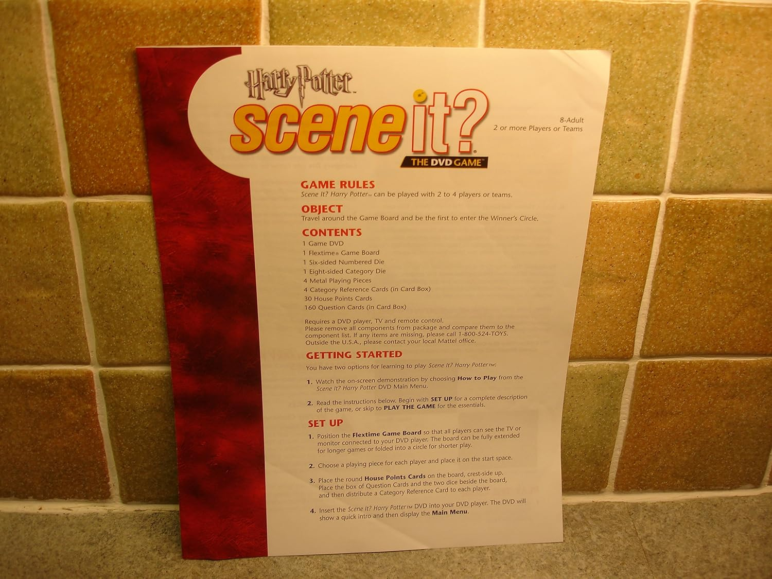 Harry Potter Scene It DVD Game with Bonus Images and Questions (2005 Edition) by Mattel image number 3