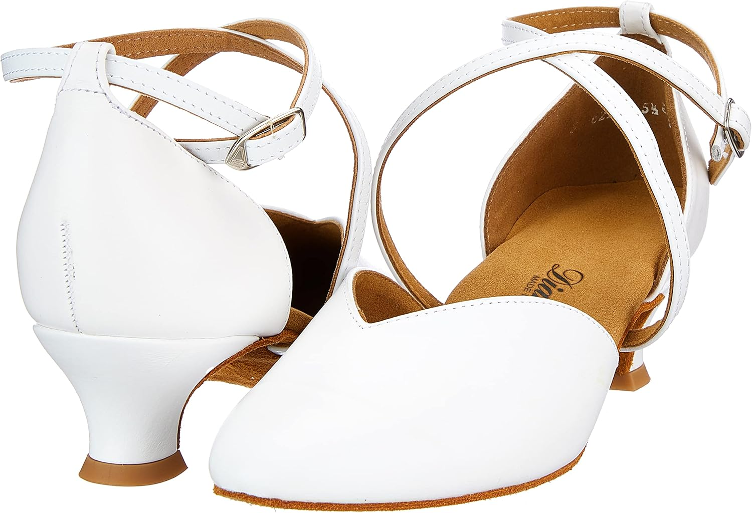 Diamant Ladies Dance Shoes 107-013-033 - Size: UK 6 White image number 4