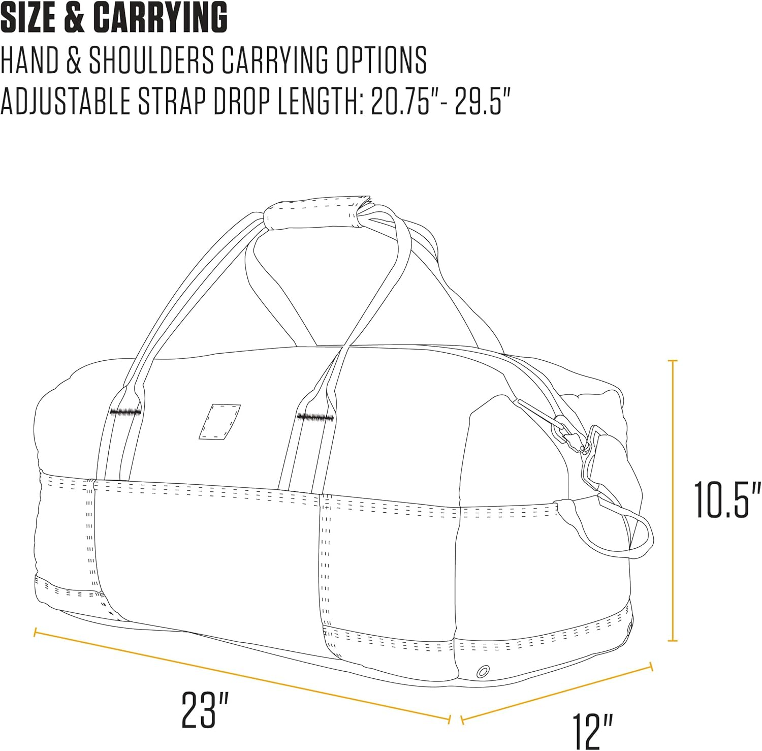 Carhartt Classic Duffels, Heavy-Duty Bag for Jobsite image number 4