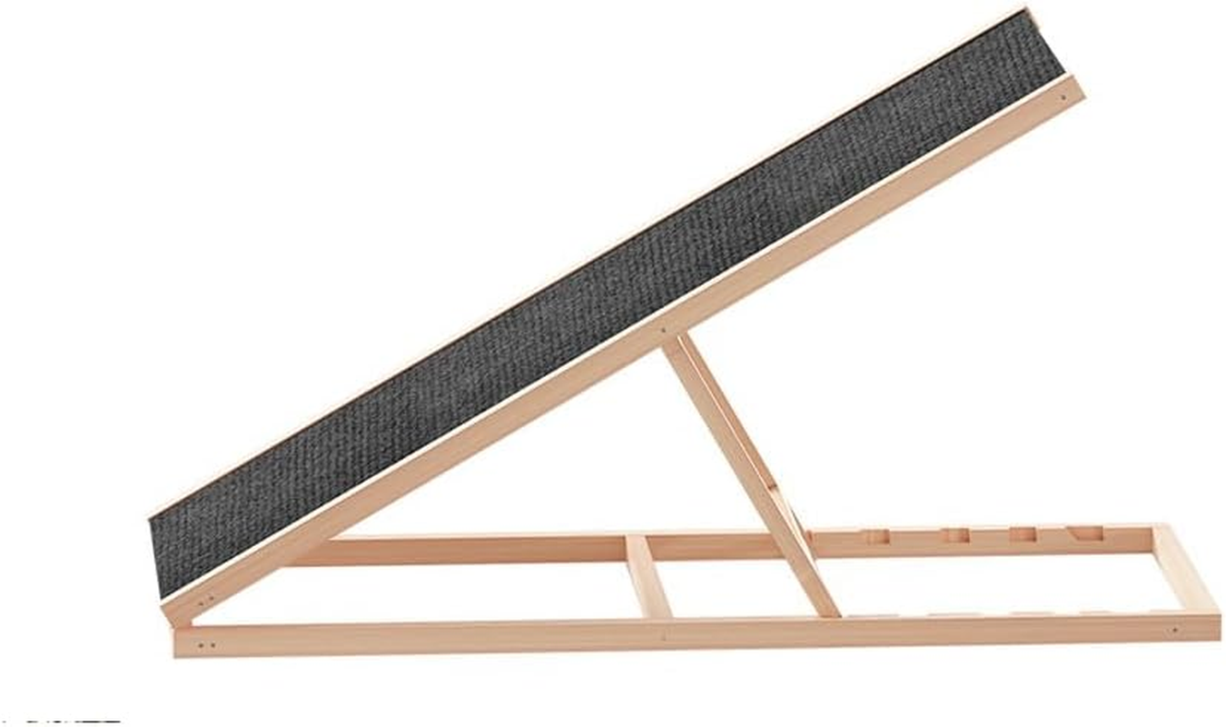 I.Pet Wooden Dog Ramp Ramps Steps Stairs, 100Cm Foldable Pet Step Stair Ladder for Car Bed Indoor Home Pool Sofa Couch, Lightweight Portable Slip-Resistant Suits Small and Big Dogs image number 3