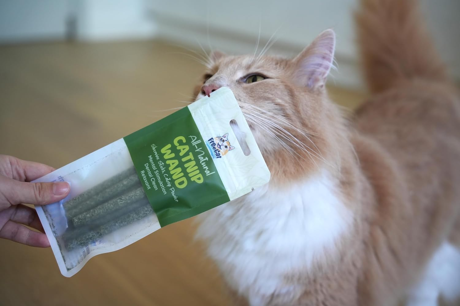 All-Natural Catnip Wand 6Pcs