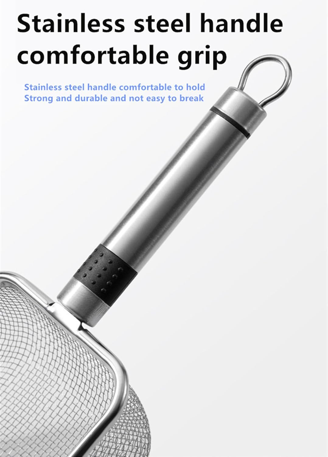 Stainless Steel Cat Litter Scoop,Stainless Steel Fine Mesh Sand Shovel,Cat Feces Screening Clean Shovel image number 1