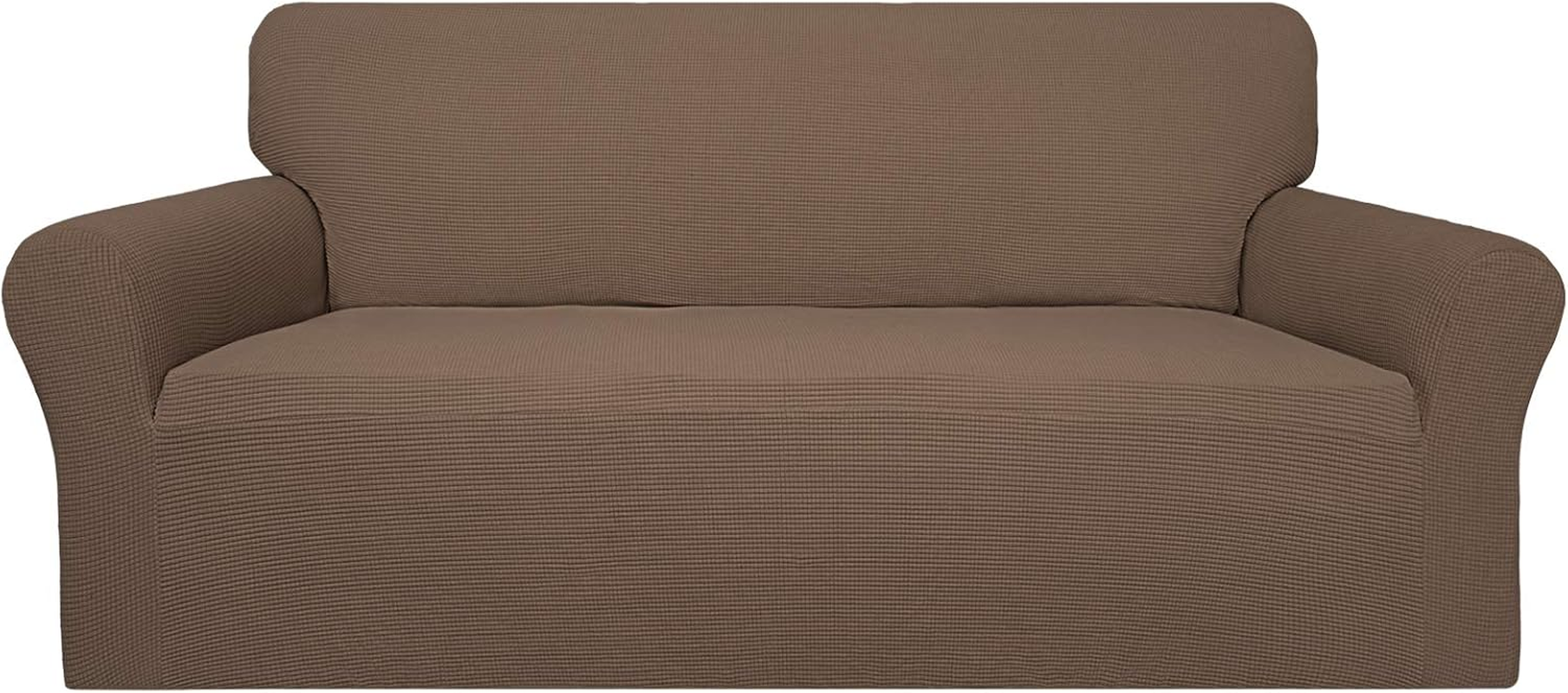 Easy-Going 100% Waterproof Couch Cover, Dual Waterproof Sofa Cover, Stretch Jacquard Sofa Slipcover, Leakproof Furniture Protector for Kids, Pets, Dog and Cat (Sofa, Cream)