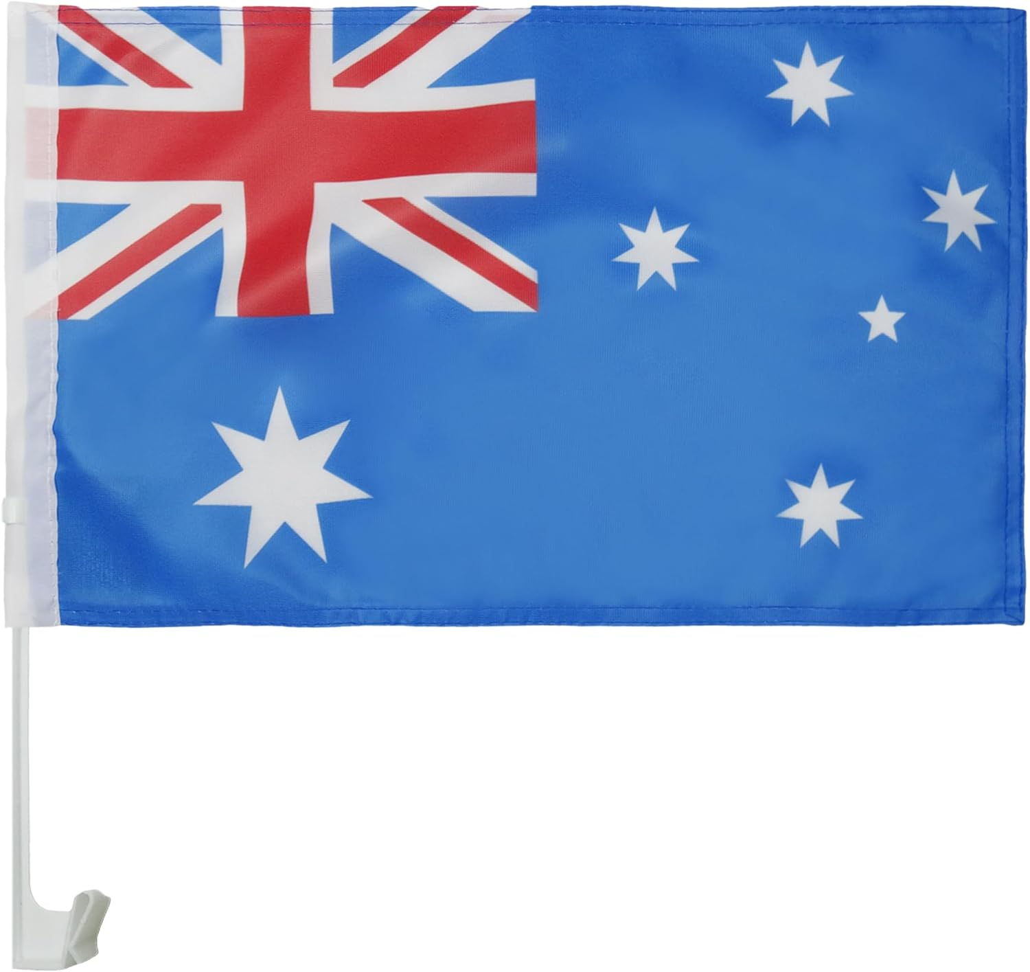Australia Car Flag 18'' X 12'' - Australian Car Flags 30 X 45Cm - Banner 18X12 INCHES Plastic Stick - AZ FLAG image number 3