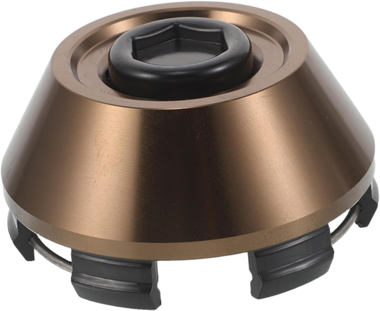 PERSELOSO Aluminum Car Wheel Center Caps Inner Diameter for Racing Cars Durable Lightweight Alloy Hub Covers Vehicle Accessory Automotive Replacement Parts Easy Installation Copper Color image number 4