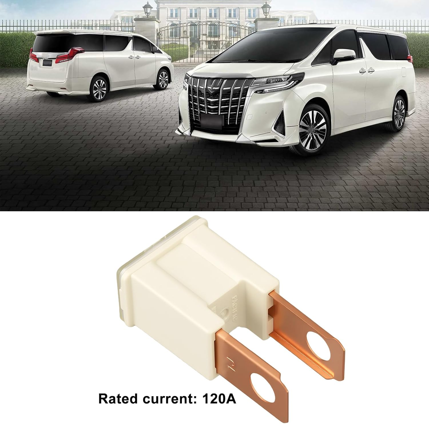 Car Alternator Fuse 90982-08274 120A Compatible with Toyota Compatible with Toyota Alphard 3 Generation image number 6