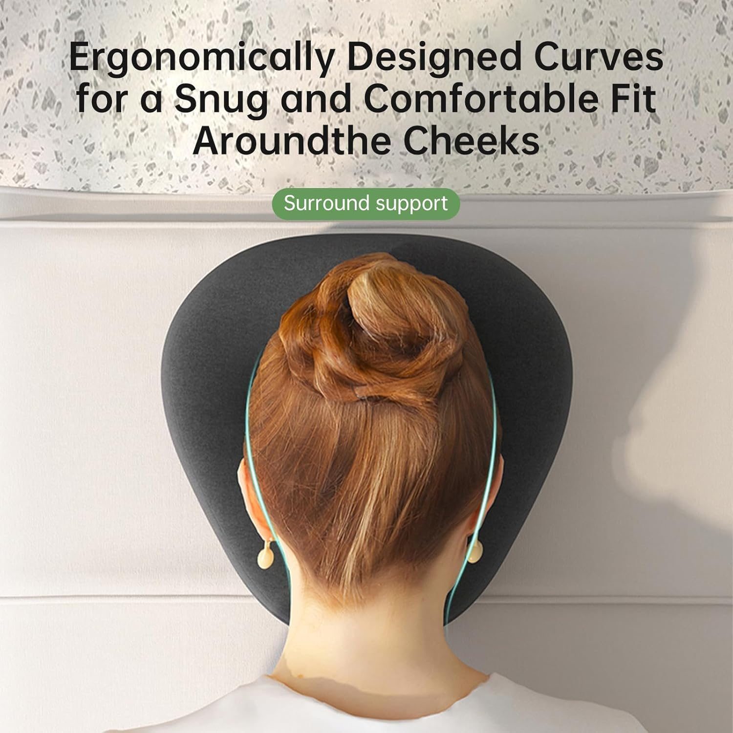 LABUBU Face down Pillow for Massage - Headrest Face Pillow for Bed, Stomach Sleeping, Prone Sleepers, Post-Eye Surgery Recovery, and Beach Tanning.