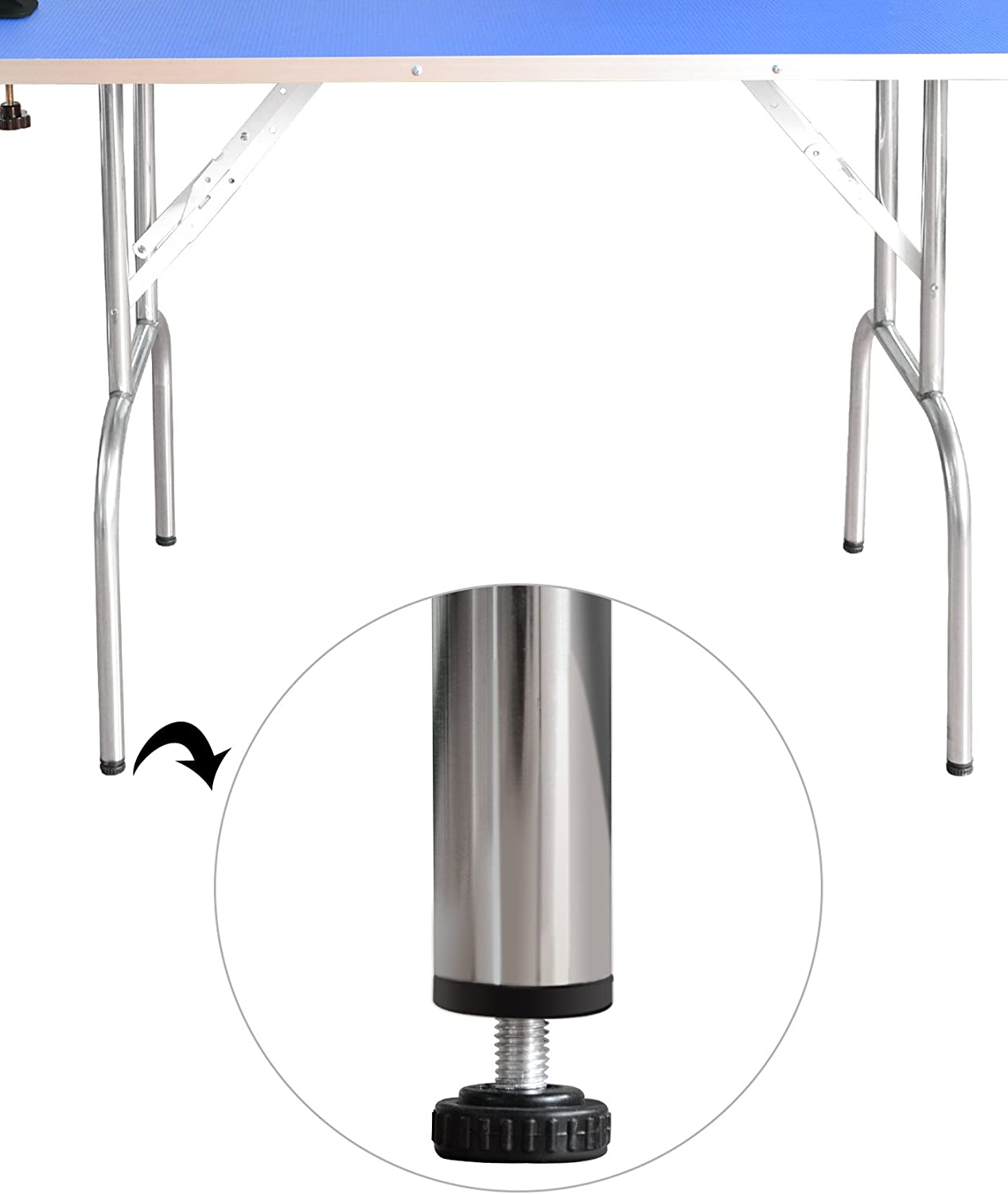 SHELANDY Professional Pet Grooming Table with Double Leashes and Clamp for Large and Medium Dogs (Large (43.523.5 Inch)) image number 2