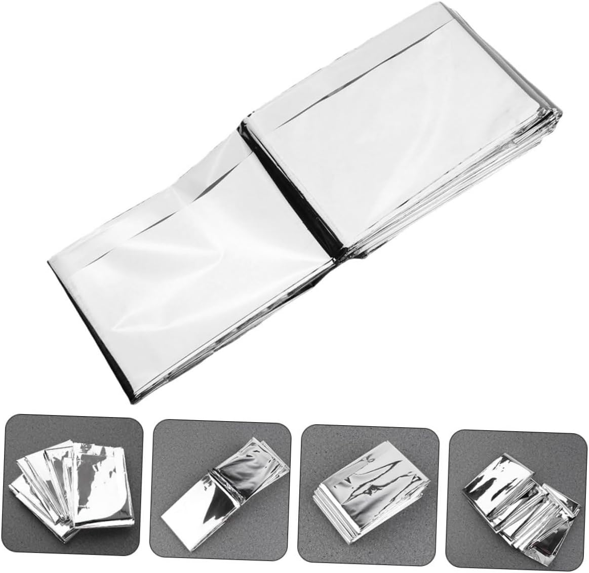 SUPVOX 6Pcs Reusable Greenhouse Reflective Film for Garden Plants Dual-Sided Sturdy Emergency Treatment Cover for Plant Growth and Wind image number 2