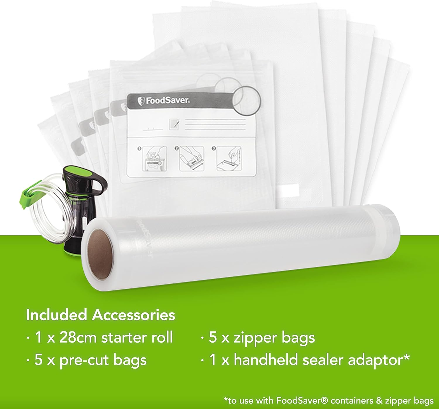 Foodsaver VS2198 Cut and Seal Machine | Sous Vide, Moist, Dry, Marinate, Pulse Settings | Built-In Roll Storage, Cutter | Heat & Handheld Vacuum Sealer, Commercial-Grade Seal, Stainless Steel image number 3