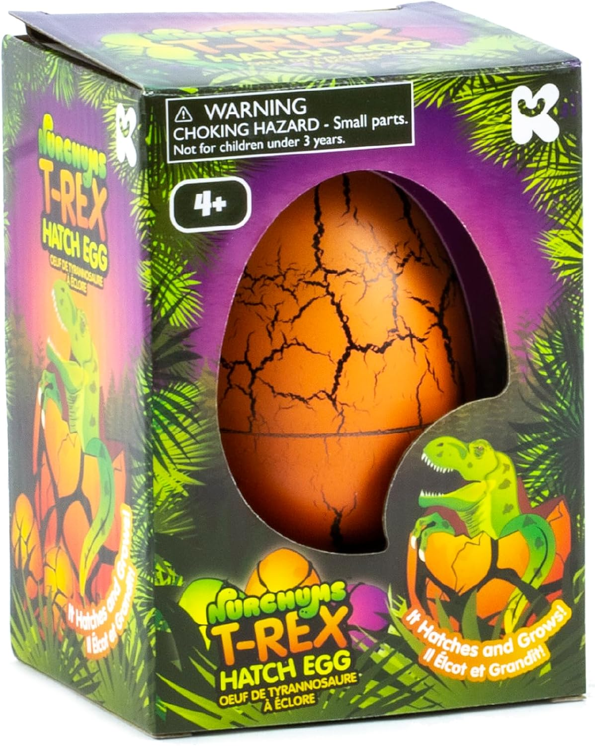 Nurchums Kid'S Filler T-Rex Hatching Egg Toys Gift, Large image number 2