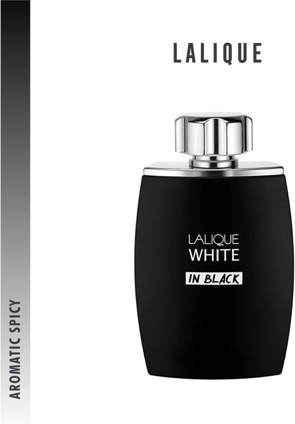 Lalique Lalique White in Black for Men 4.2 Oz EDP Spray image number 3