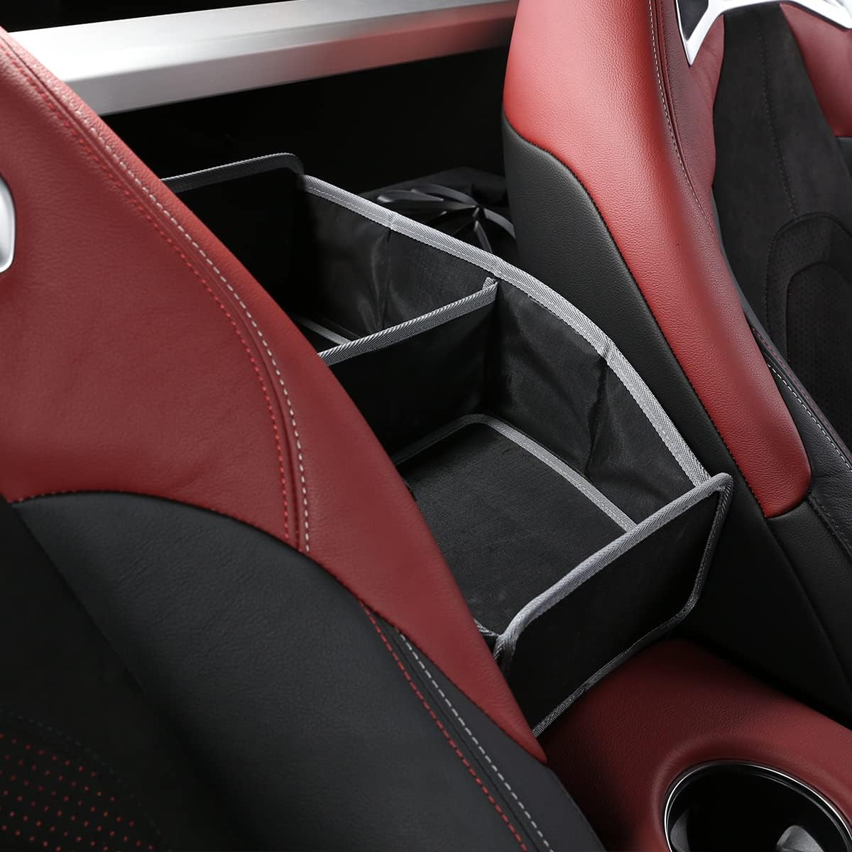 Car Seat Organizer and Storage,Car Seat Storage Bag Compatible with Toyota Supra GR A90 A91 MK5 2018 2019 2020 2021 2022 2023 2024 (Black) image number 1