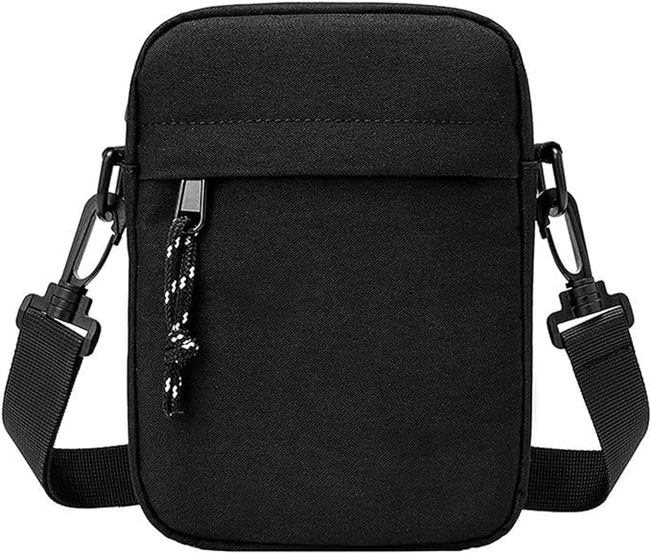 Small Shoulder Bag - Unisex Cross Body Messenger Bag Waterproof anti Theft Canvas Travel Bag Casual Sling Chest Bag for Men Women Outdoor Daily Use image number 4