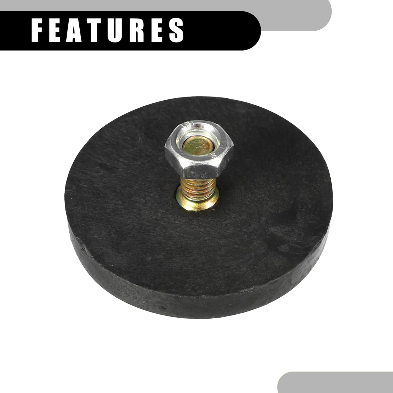 X AUTOHAUX 4Pcs 1.73"X0.31" Universal Reflector - round Motorcycle Bike Safety Reflector Increase Visibility and Safety on the Road - Plastic Orange for Car image number 6