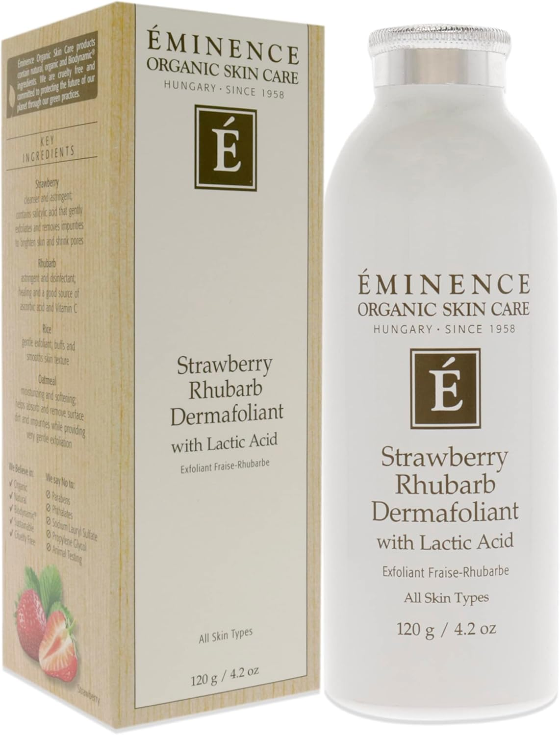 Eminence Strawberry Rhubarb Dermafoliant, 4.2 Ounce