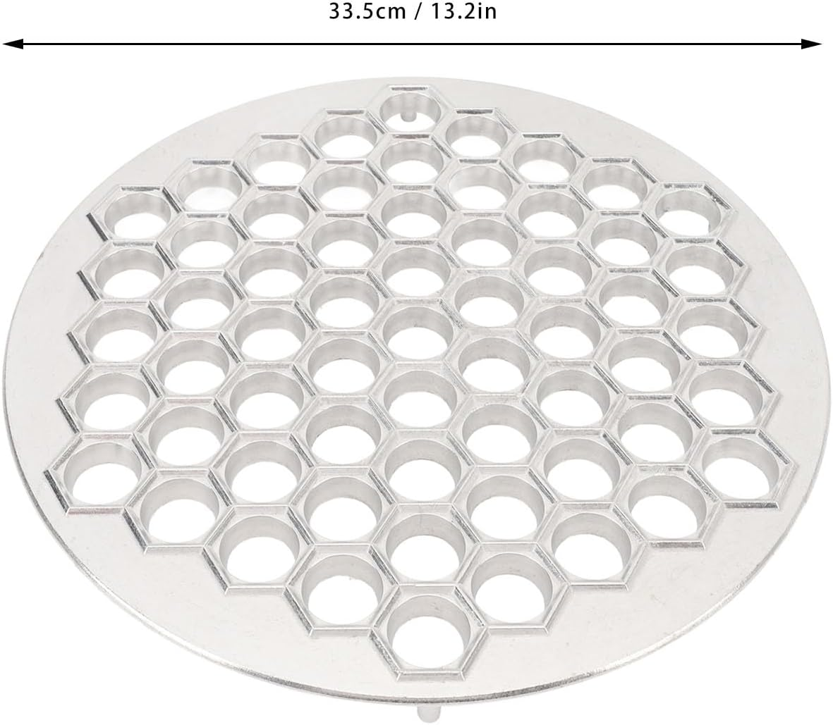 Russian Ravioli Maker, 61 Holes Aluminum Alloy Pelmeni Maker Practical Russian Dumpling Maker, Multifunctional Dumpling Maker Machine for Home Restaurant Kitchen Supplies image number 4