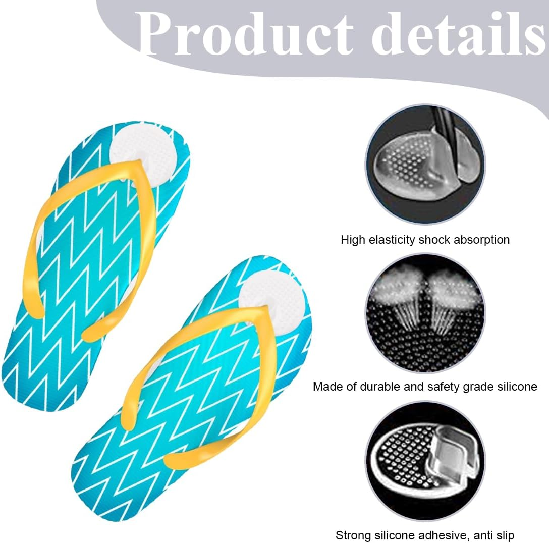 AOEVUIR 6 Pairs Toe Protectors for Flip Flops, Toe Separator Pads, Toe Separator Cushions, Gel Silicone Protection against Pain and Blisters for Men and Women image number 1