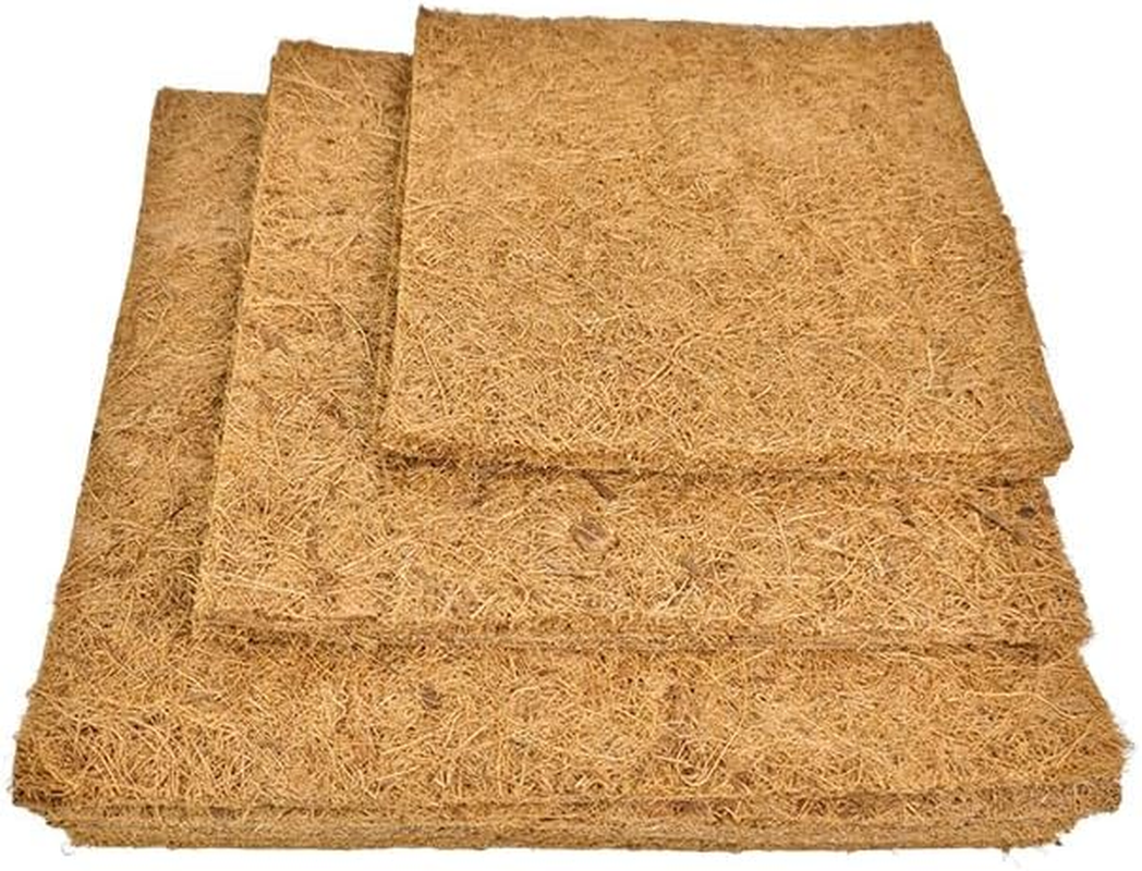 10 Pcs Chicken Nesting Pads,12Inch Reusable Hens Nest Bedding Mats Natural Coconut Palm Hens Nesting Pad Multifunctional Chicken Nesting Box Liners for Hen Laying Eggs for Laying Eggs (Brown)