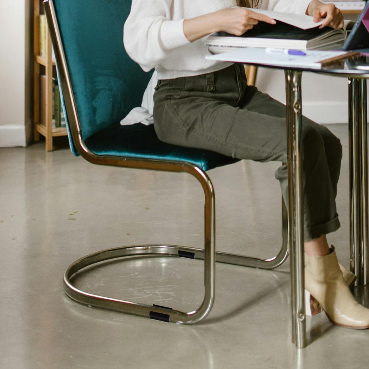 10Pcs U-Shaped Furniture Pads Felt Feet for Chairs Non-Slip Floor Protectors for Hardwood Noise-Reducing Anti-Movement Glides for Sleds Various Furniture image number 5