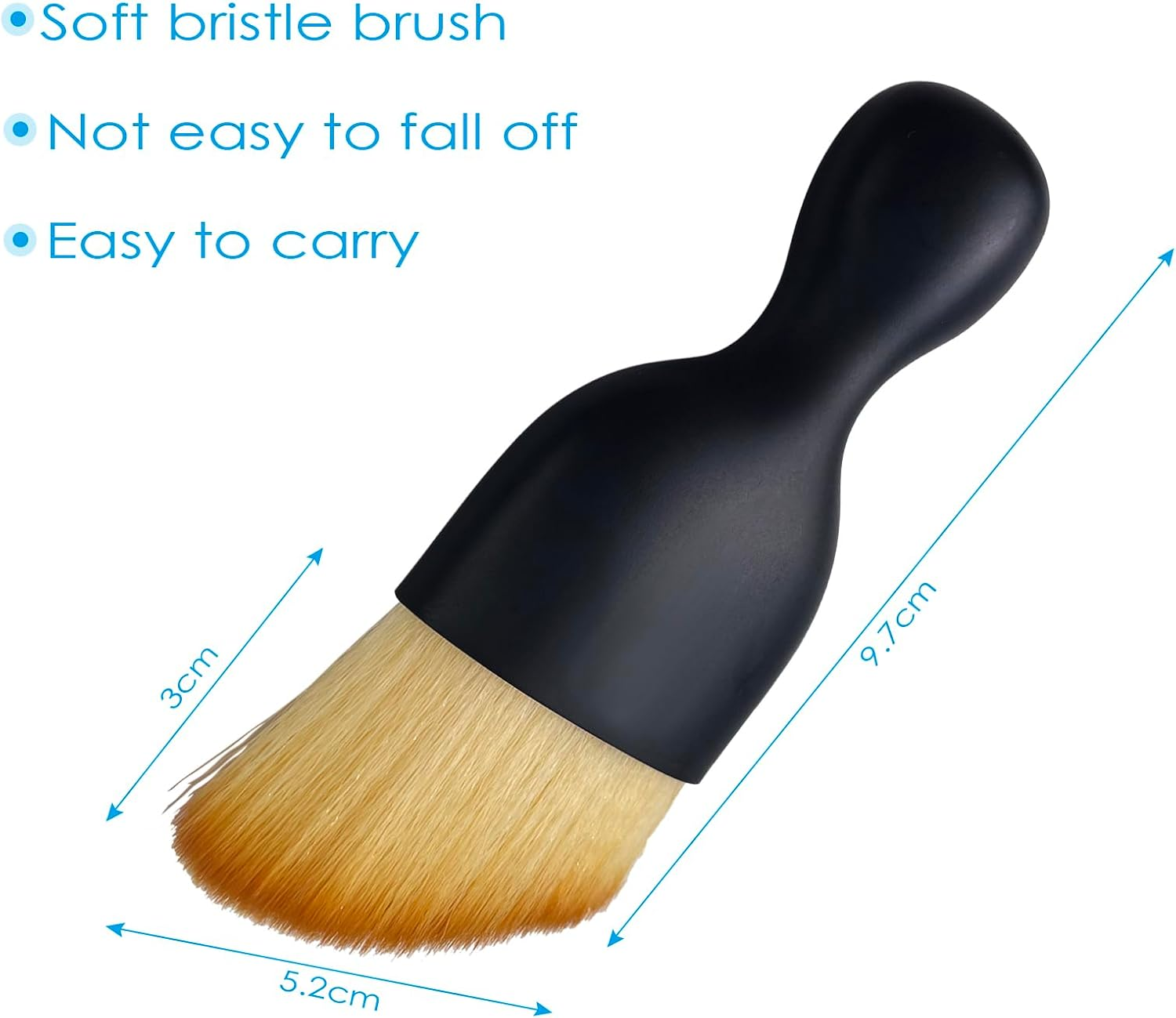 Set of 4 Car Interior Dust Sweeping Soft Brush, Dust Brush, Car Brush Interior, Car Care, Cleaning, Cleaning Brush, Car Brush, Cleaning, Dust Sweeping Car Brush image number 3