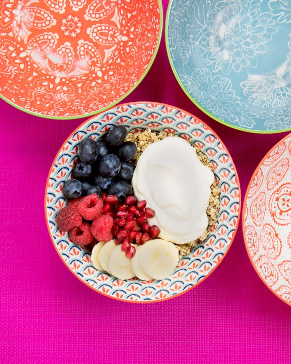 Mikasa Does It All Black Tile Ceramic Bowl, 15.7 Cm Diameter