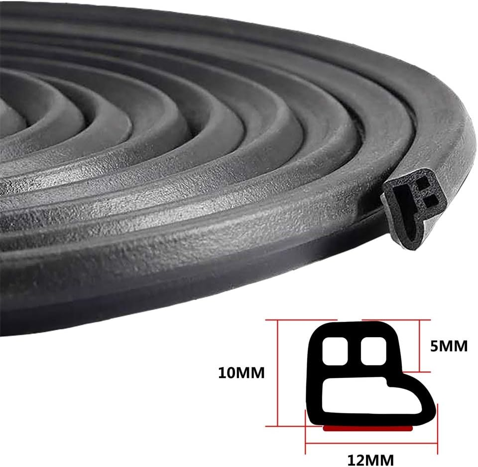 Cloudbuyer Car Weatherstrip Rubber Strip Seal for Automotive Doors Window Engine Cover Sunroofs(L-Shape, 32 Ft) image number 2