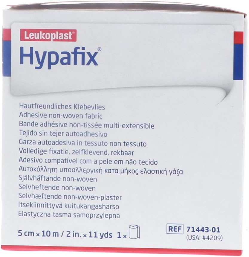 Hypafix Dressing Retention Tape 2 Inch X 10 Yards - Pack of 2 Rolls image number 2