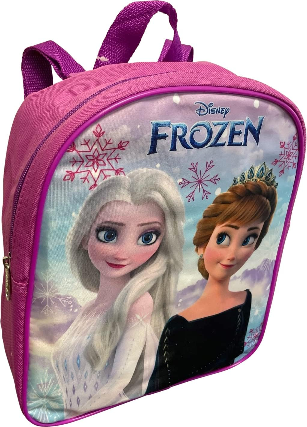 Ruz Frozen Anna and Elsa Toddler Girl 12 Inch Mini Backpack (Pink), Pink, Small, Modern image number 2