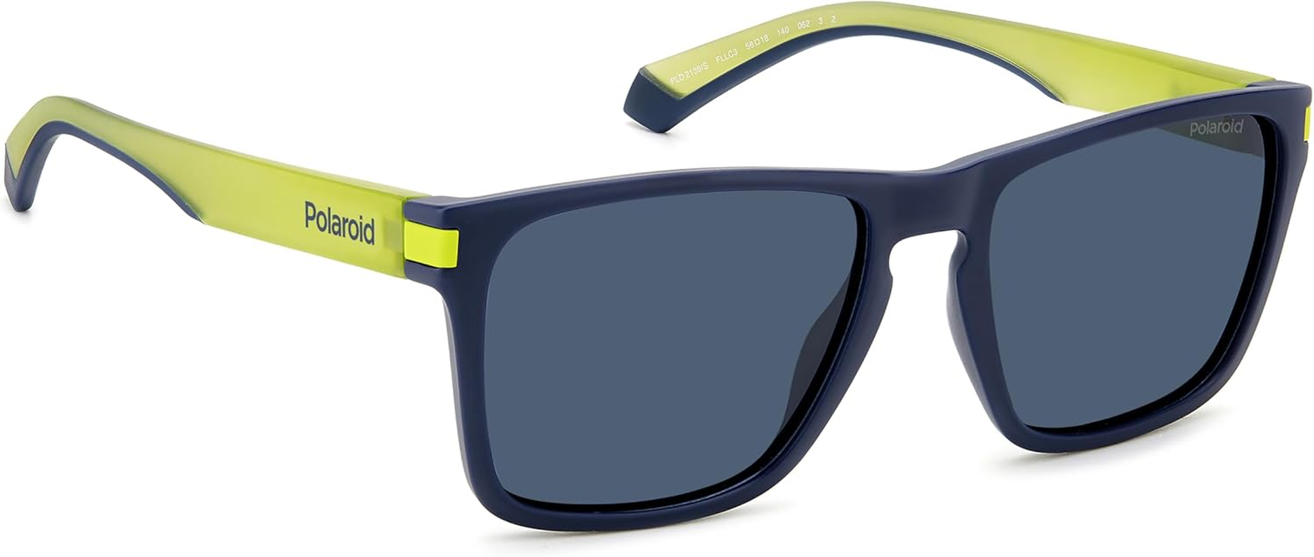 POLAROID PLD 2139/S FLL UNISEX Sunglasses - Matte Blue image number 3