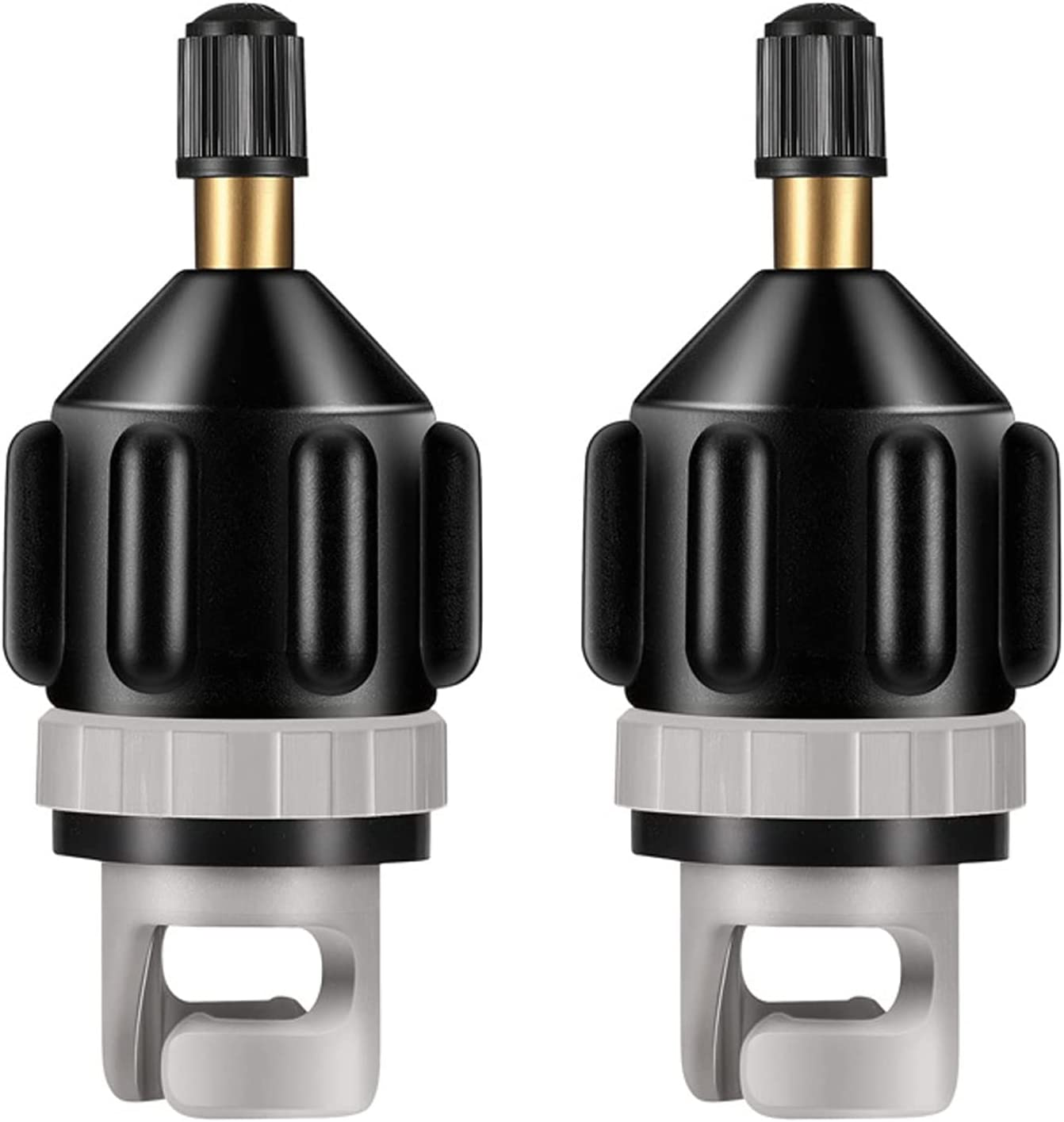 Inflatable Boat SUP Pump Adaptor Vashly Air Pump Converter Standard Schrader Conventional Pump Adaptor Air Valve Adapter Pumping Head Connector for Inflatable Rowing Boat,Stand up Paddle Board,Kayak image number 3